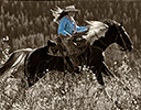 Fall Cowboy Horse Drive, Shell Wyoming and the Hideout Ranch
