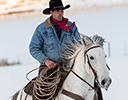 Winter Horse Drive Hideout Ranch, Shell WY.