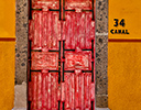 Colorful Doorways in San Miguel de Allende, Mexico