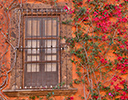 Colorful windows in San Miguel de Allende, Mexico