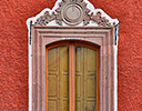 Colorful windows in San Miguel de Allende, Mexico