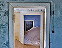 Sand taking over Diamond Ghost Town, Kolmanskop Namibia Africa