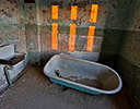 Sand taking over Diamond Ghost Town, Kolmanskop Namibia Africa