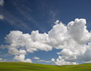 Cloud formations over Spring Wheat Fields, Ea. Washington