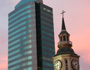 Old & New Buildings in Santiago Chile