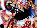 Dancer at Festival high Andes, Peru