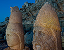 Light painting Mt. Nemrut, Turkey